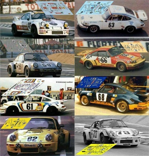 Décal porsche 911 - porsche, rsr